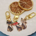 Metal Mechanical Cat Keychain Car Key Ring Gift view 4