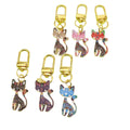 Metal Mechanical Cat Keychain Car Key Ring Gift view 5
