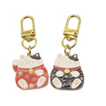 Zinc Alloy Lucky Cat Keychain Bag Charm Gift view 5