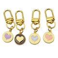 Metal Colorful Enamel Heart Keychain Cute Bag Charm Gift view 5