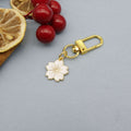 Metal Colorful Cherry Blossom Keychain Bag Charm Car Gift view 6