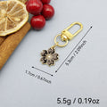 Metal Colorful Cherry Blossom Keychain Bag Charm Car Gift view 2