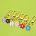 Metal Colorful Cherry Blossom Keychain Bag Charm Car Gift view 1