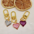 Metal Enamel Heart Keychain Valentine Gift Set view 4