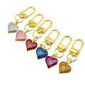 Metal Enamel Heart Keychain Valentine Gift Set view 5