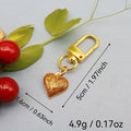 Metal Enamel Heart Keychain Valentine Gift Set view 2
