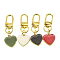 Metal Heart Geometric Keychain Couple Gift view 5