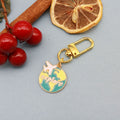 Zinc Alloy Airplane Globe Hot Air Balloon Keychain DIY Gift view 6