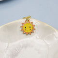 Metal Minimalist Sun Keychain For Bag Charm Gift view 3