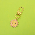 Metal Minimalist Sun Keychain For Bag Charm Gift view 1