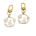 Metal Cute Rabbit Cat Keychain Bag Charm Gift view 5