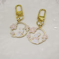 Metal Cute Rabbit Cat Keychain Bag Charm Gift view 3