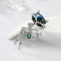 Aqua Silver Tone Shell Shell Metal Brooch Pin for Jackets and Lapels view 3