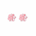 Elegant French Cream Camellia Flower Acrylic Pearlized Studs Sweet Pastoral Niche Design Women Earrings view 5