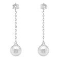 French Style Geometric Imitation Pearl Drop Earrings For Women, Elegant Lady Formal Dress Jewelry view 5