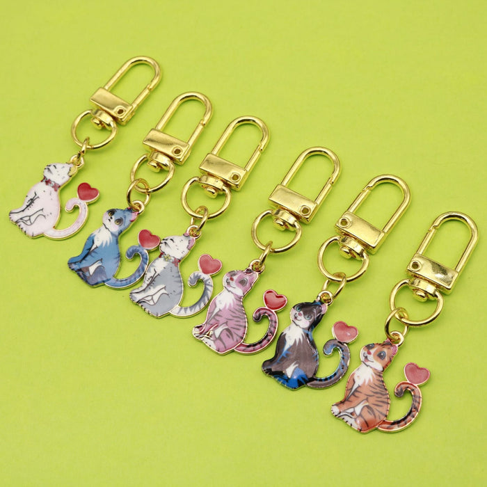 Zinc Alloy Cat Jewelry Findings Accessories for DIY Jewelry Making