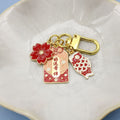 Zinc Alloy Omamori Good Luck Keychain Bag Charm Gift view 4