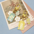 Zinc Alloy Omamori Good Luck Keychain Bag Charm Gift view 3