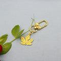Zinc Alloy Enamel Maple Leaf Keychain Thanksgiving Gift view 6