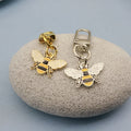 Metal Bee And Honeycomb Keychain Car Key Ring Gift view 4