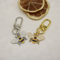 Metal Bee And Honeycomb Keychain Car Key Ring Gift view 3