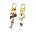 Metal Fishbone Cat Keychain Bag Charm view 5