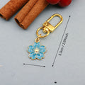 Metal Cherry Blossom Keychain Bag Charm Gift view 2