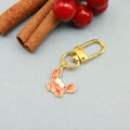 Zinc Alloy Enamel Crab Keychain Ocean Bag Charm Gift view 6