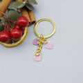Metal Colorful Flower Keychain Bag Charm Car view 8