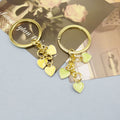Metal Colorful Flower Keychain Bag Charm Car view 4