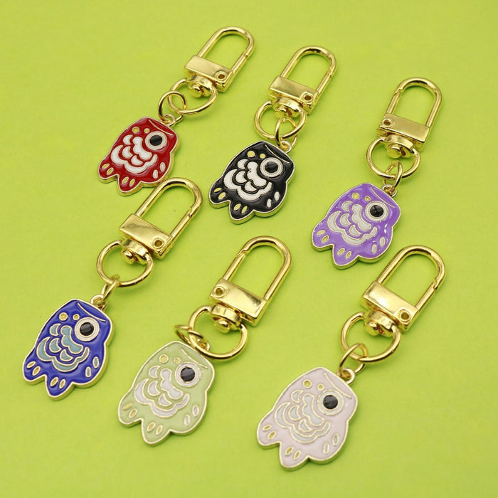 Zinc Alloy Koi Flag Cloud Keychain For Car Bag Charm Gift