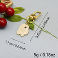 Zinc Alloy Koi Flag Cloud Keychain For Car Bag Charm Gift view 2