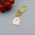Zinc Alloy Colorful Halloween Ghost Keychain Bag Charm Gift view 6