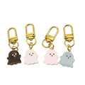 Zinc Alloy Colorful Halloween Ghost Keychain Bag Charm Gift view 5