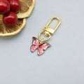 Alloy Colorful Butterfly Keychain DIY Accessory view 8