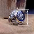 Women's Vintage Ethnic Style Heavy Work Ring, Bohemian Fashion Statement Jewelry Accessory view 4