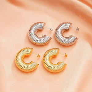 Fashion U-Shaped Ear Cuff French Style Elegant Clip Earrings For Women Trendy B2B Jewelry