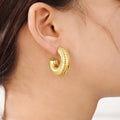 Fashion U-Shaped Ear Cuff French Style Elegant Clip Earrings For Women Trendy B2B Jewelry view 3