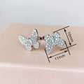 Korean Japanese Forest Style Delicate Butterfly Adjustable Open Ring For Women Sweet Niche Jewelry view 4