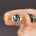Light Luxury Oval Ring For Women, Vintage Palace Style Fashion Statement Jewelry view 2