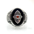 Dark Vintage Heavy Relief Ring For Women, Niche Three Dimensional Statement Jewelry view 2