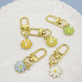 Acrylic Daisy Keychain AirPods Bag Charm view 3