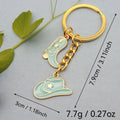 Zinc Alloy Cowboy Hat Boot Bull Head Keychain Couple Gift view 2
