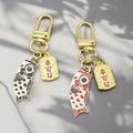 Metal Lucky Koi Fish Keychain Car Bag Charm Gift view 4