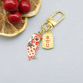 Metal Lucky Koi Fish Keychain Car Bag Charm Gift view 6