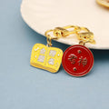 Gold Zinc Alloy Exam Motivation Brooch Pin Charm Pendant for DIY Necklace Bracelet Jewelry Making view 3