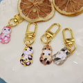 Zinc Alloy Printed Cat Keychain for Bag Charm view 4
