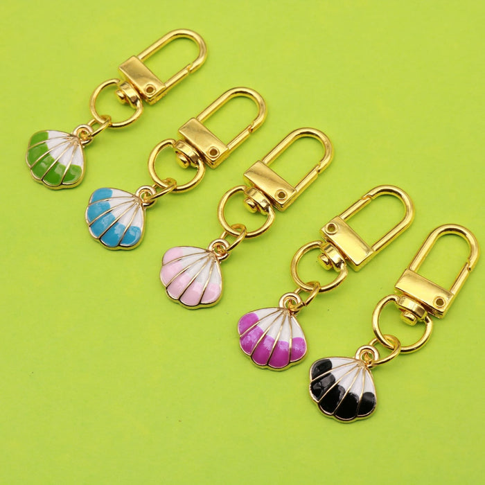 Metal Starfish Shell Keychain AirPods Bag Charm