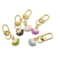 Metal Starfish Shell Keychain AirPods Bag Charm view 5