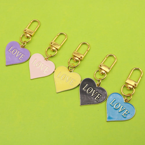 Love Heart Drop Earrings